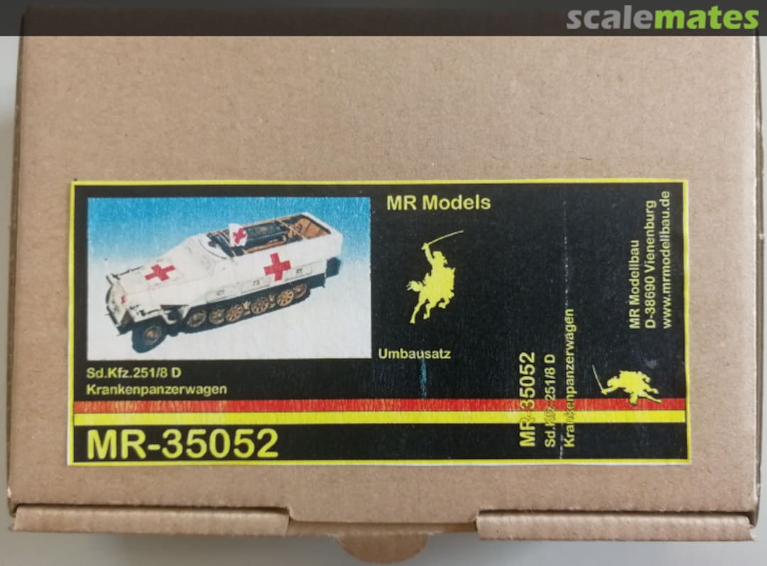 Boxart Sd.Kfz.251/8 D ambulance interior set (TAMIYA) Re-work MR-35052 MR Modellbau