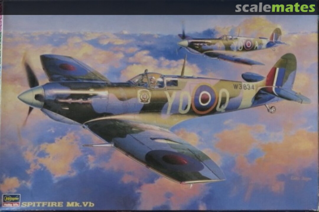 Boxart Spitfire Mk.Vb 08082 Hasegawa