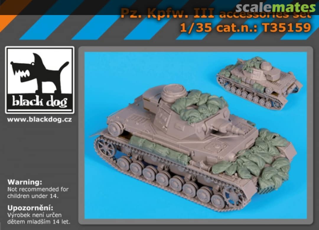 Boxart Pz.Kpfw. III accessories set T35159 Black Dog