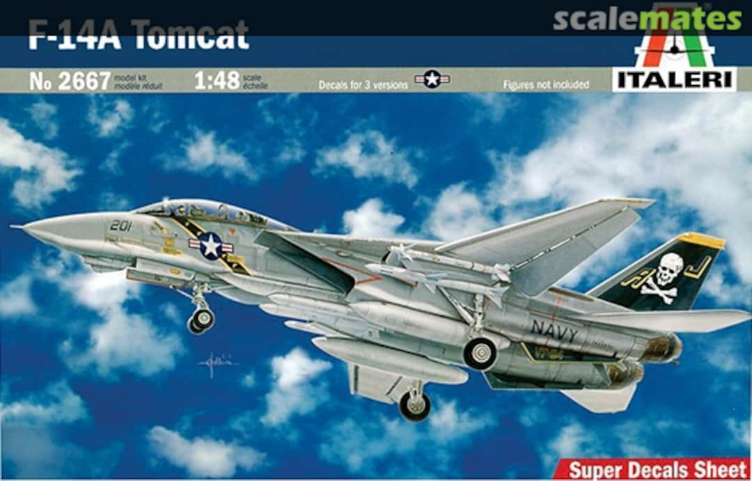 Boxart Grumman F-14A Tomcat 2667 Italeri