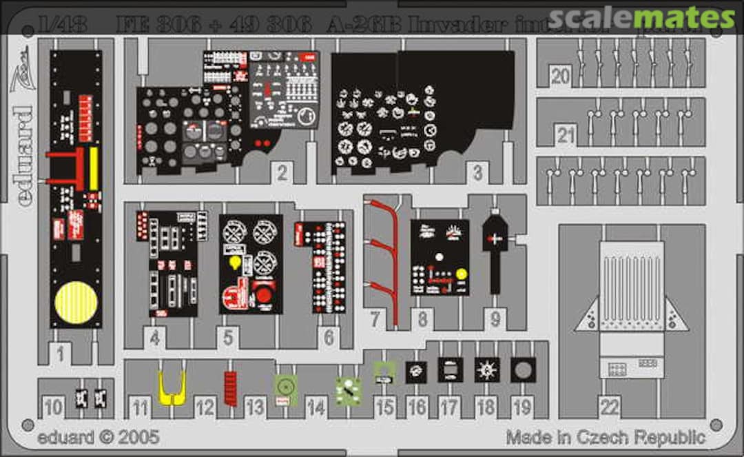 Boxart A-26B interior FE306 Eduard