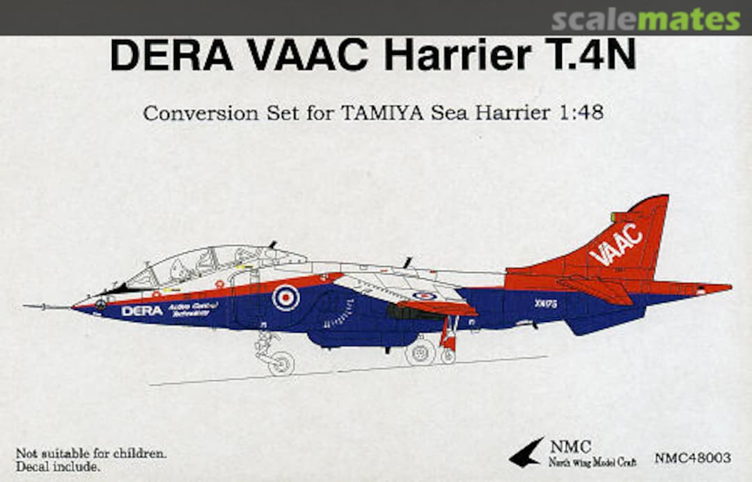 Boxart DERA VAAC Harrier T.4 NMC48003 North Wing Model Craft