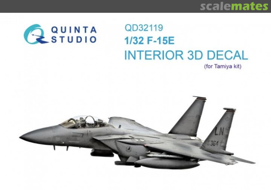 Boxart F-15E Interior 3D Decal QD32119 Quinta Studio