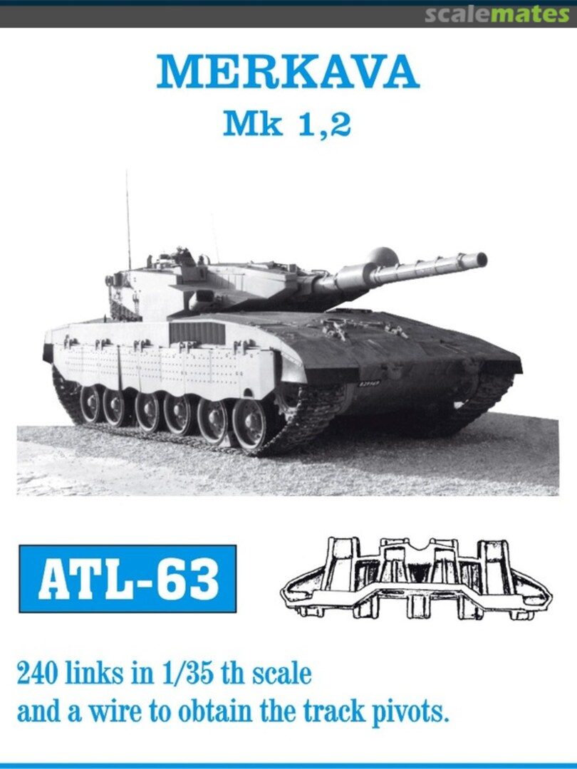 Boxart Merkava Mk 1,2 ATL-63 Friulmodel