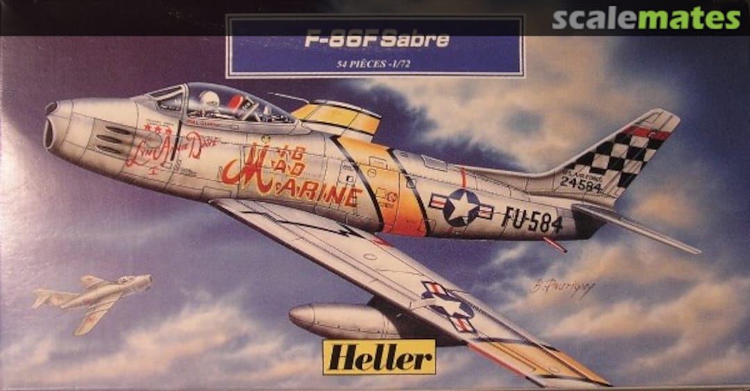 Boxart F-86F Sabre 80277 Heller