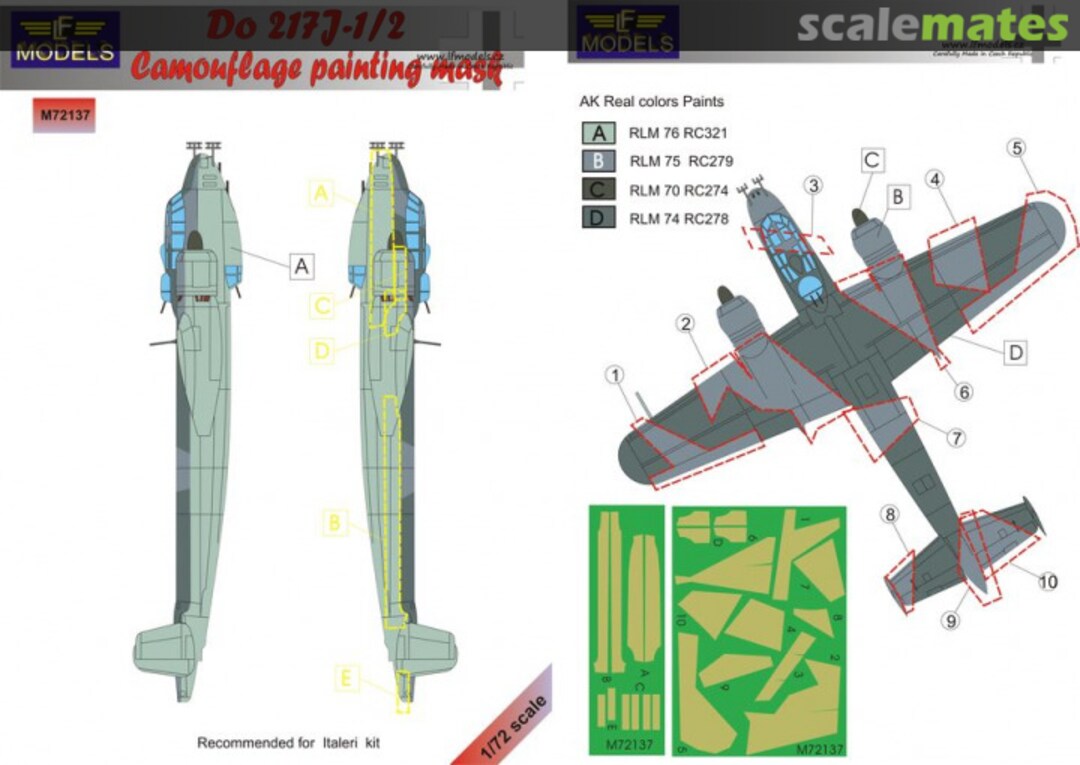 Boxart Do 217 J-1/2 M72137 LF Models