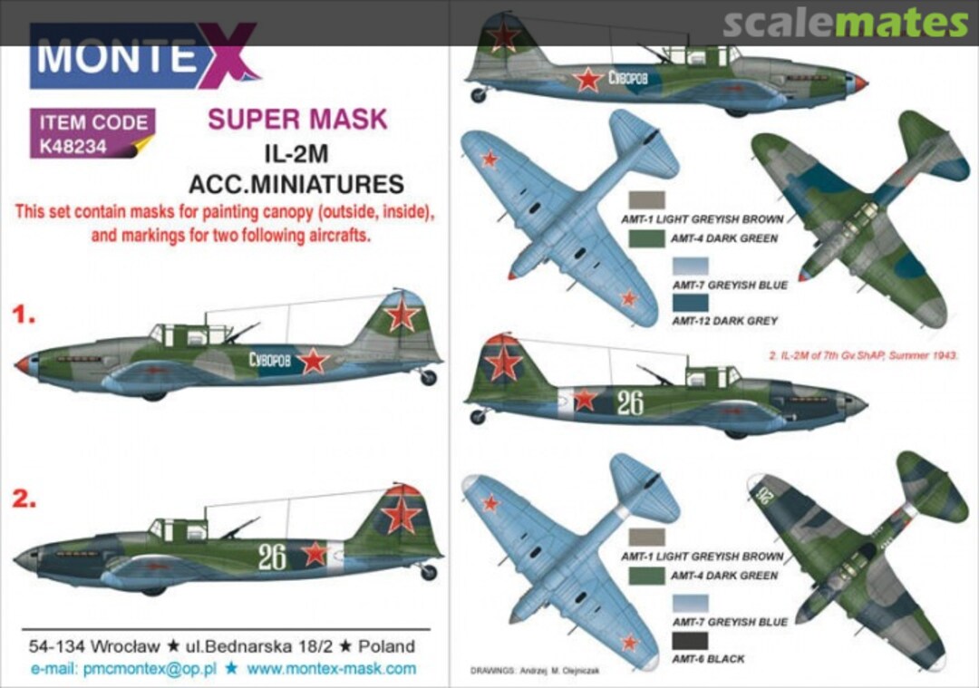 Boxart Il-2M K48234 Montex