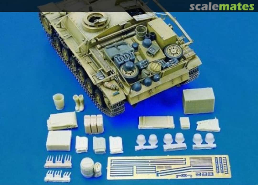 Boxart StuG III Ausf. G Stowage Set 130 Royal Model