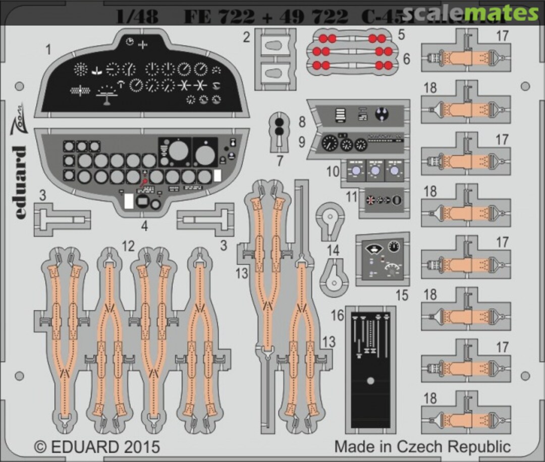 Boxart C-45F interior S.A. FE722 Eduard