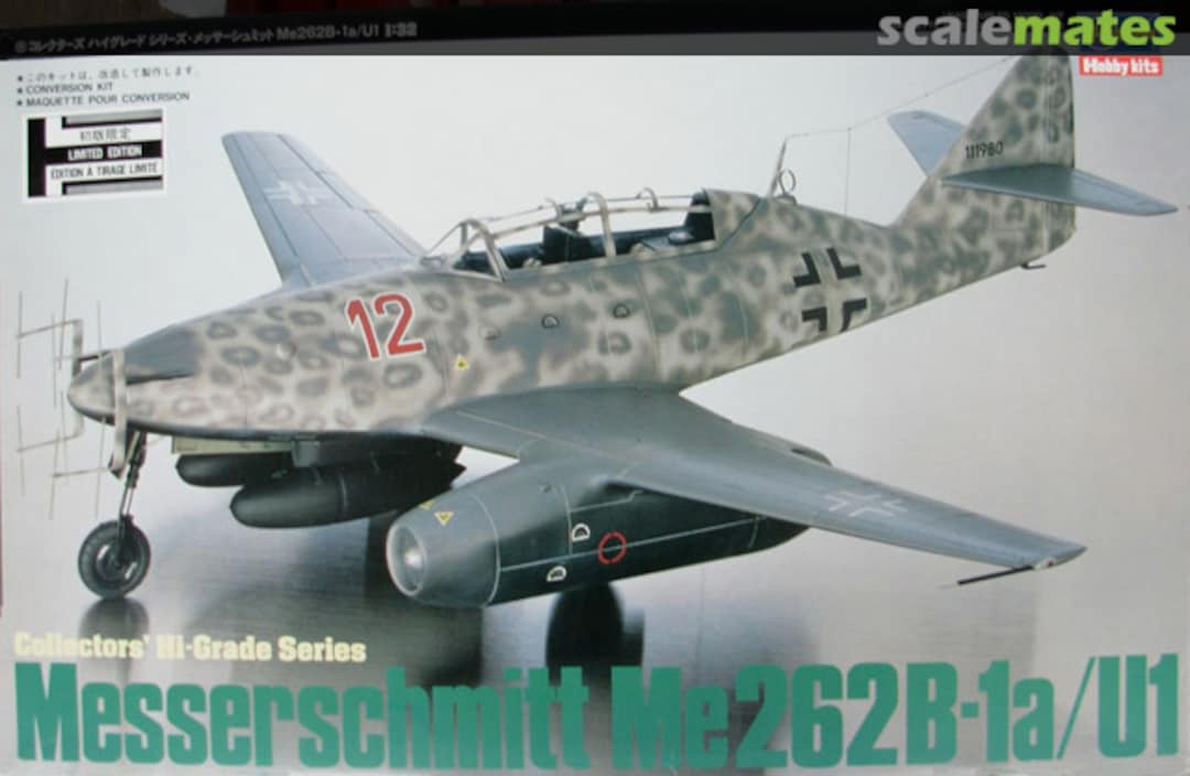 Boxart Messerschmitt Me262B-1a/U1 CH5 Hasegawa