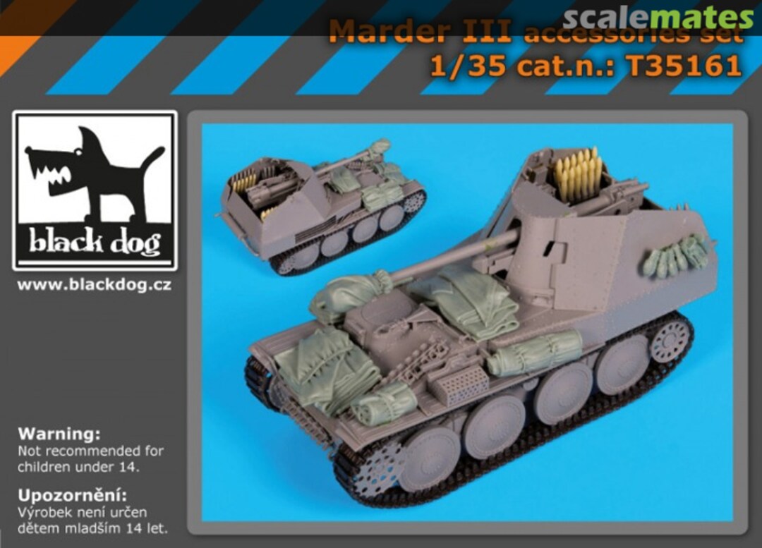 Boxart Marder III accessories set T35161 Black Dog