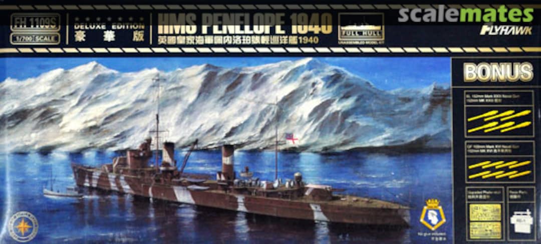 Boxart HMS Penelope 1940 (Deluxe Edition) FH1109s FlyHawk Model