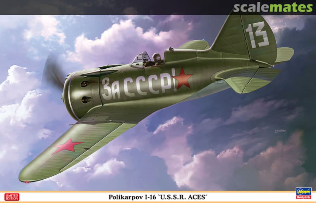 Boxart Polikarpov I-16 `U.S.S.R. Aces` 08256 Hasegawa