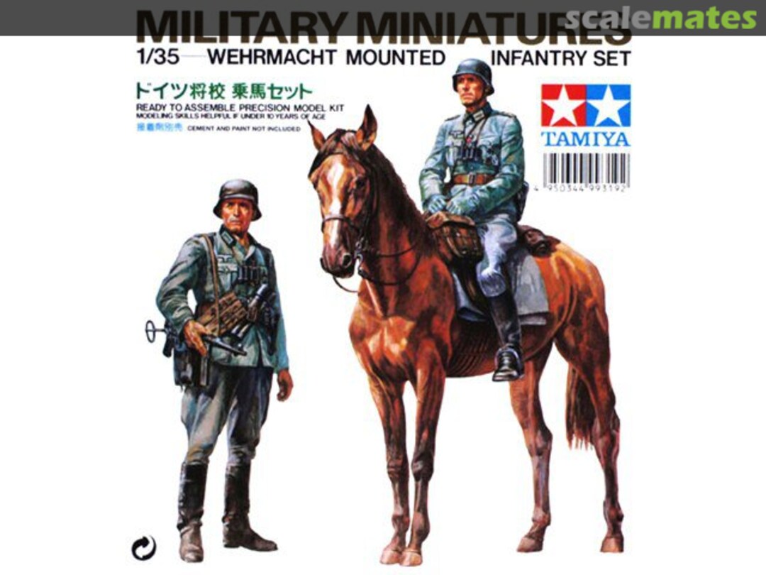 Boxart Wehrmacht Mounted Infantry Set 35053 Tamiya