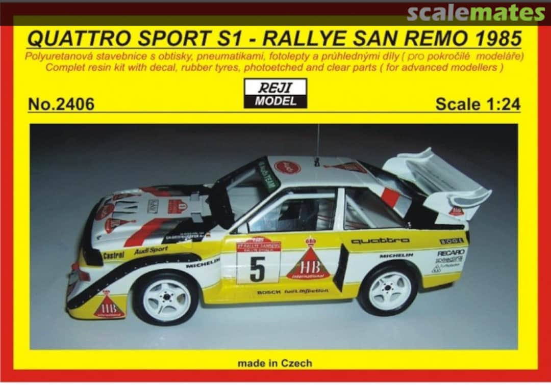 Boxart Audi Quattro S1 2406 REJI Model