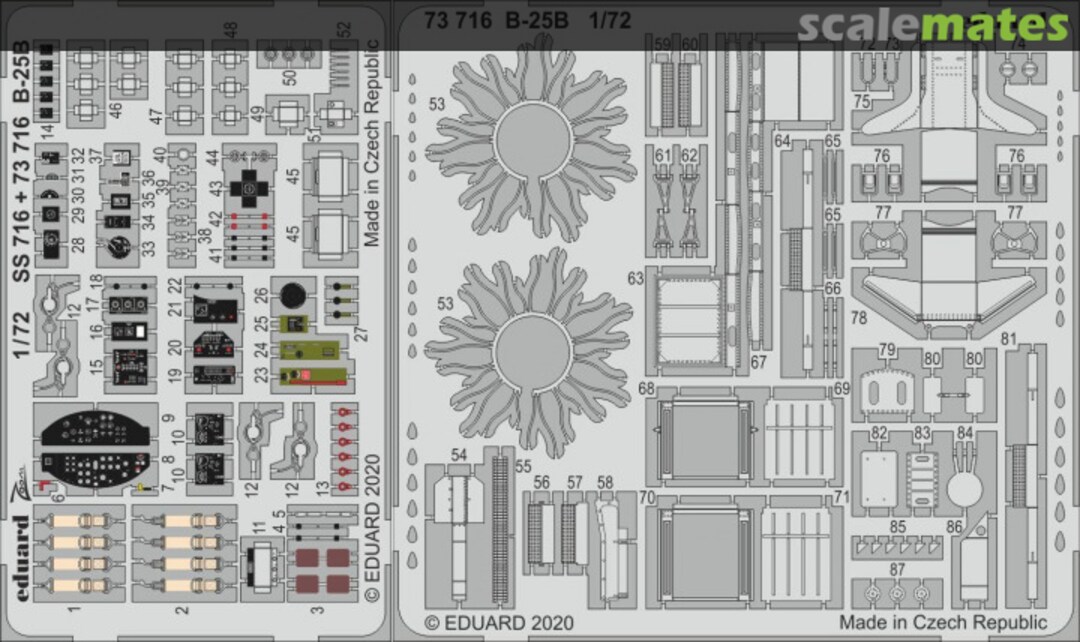 Boxart B-25B Mitchell 73716 Eduard