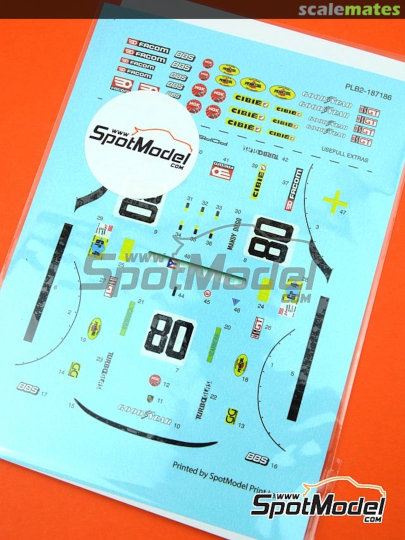 Boxart Porsche 934 Turbo RSR PLB2-187186 Print Lab Decals