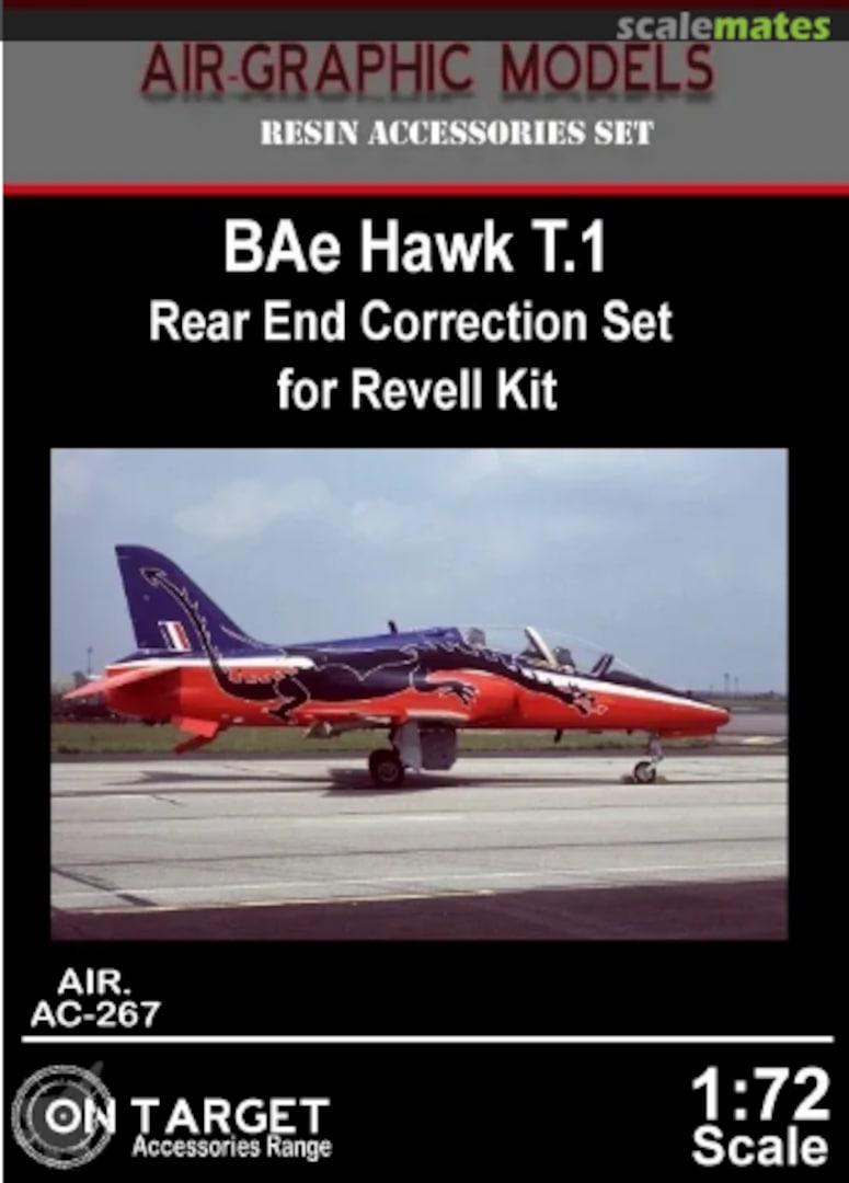 Boxart BAe Hawk T1 Rear End Correction Set AC-267 Air-Graphic Models