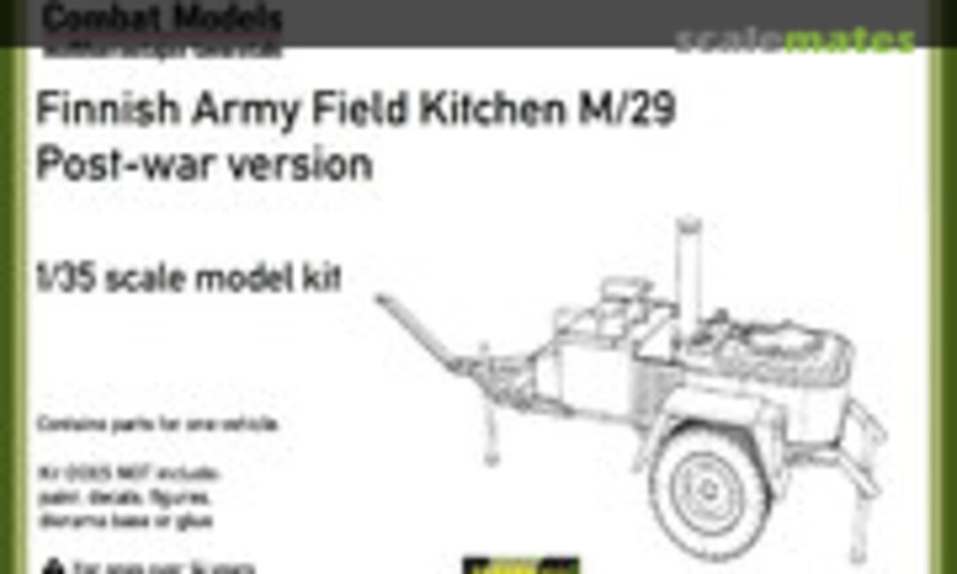 1:35 Finnish Army Field Kitchen M/29 Post War (Combat Models COM35100)