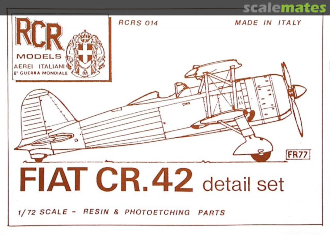 Boxart Fiat CR.42 RCR-S14 RCR Models