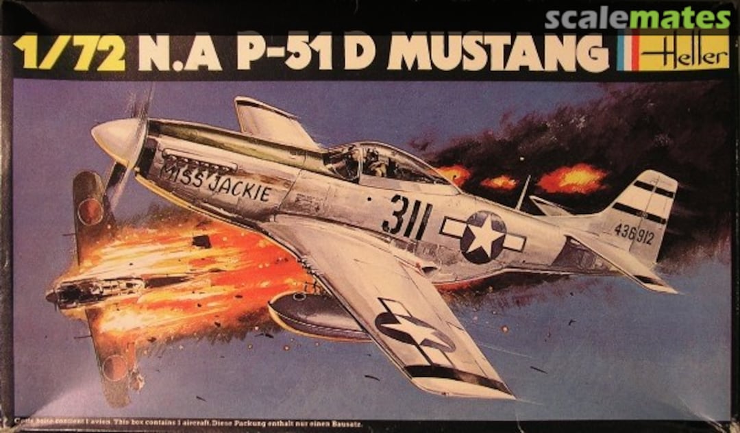 Boxart N.A P-51D Mustang 268 Heller