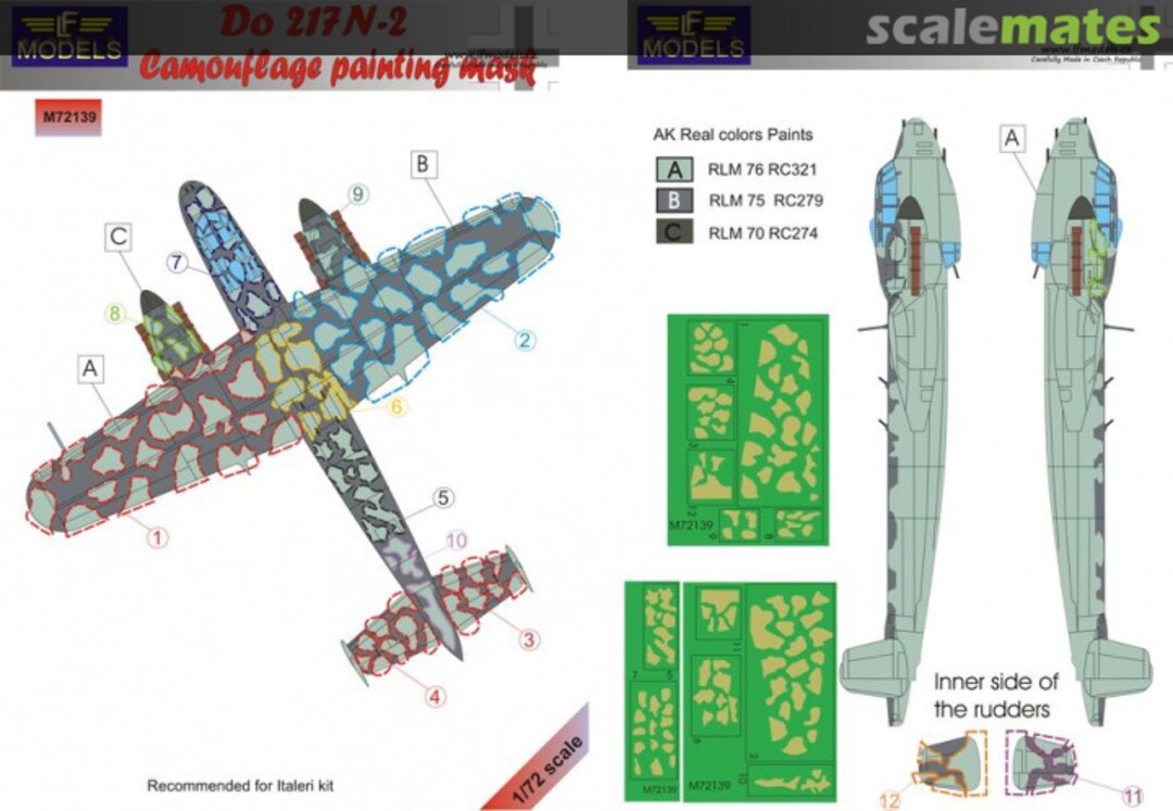 Boxart Do 217 N-2 M72139 LF Models