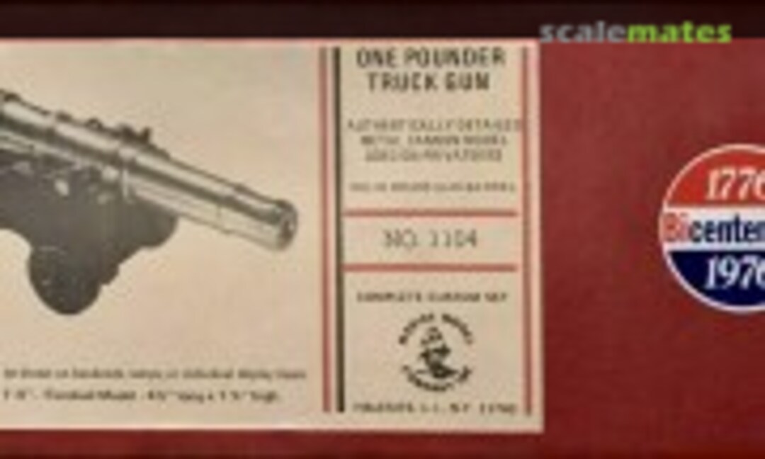 1:8 One Pounder Truck Gun (Marine Model Company 1104)