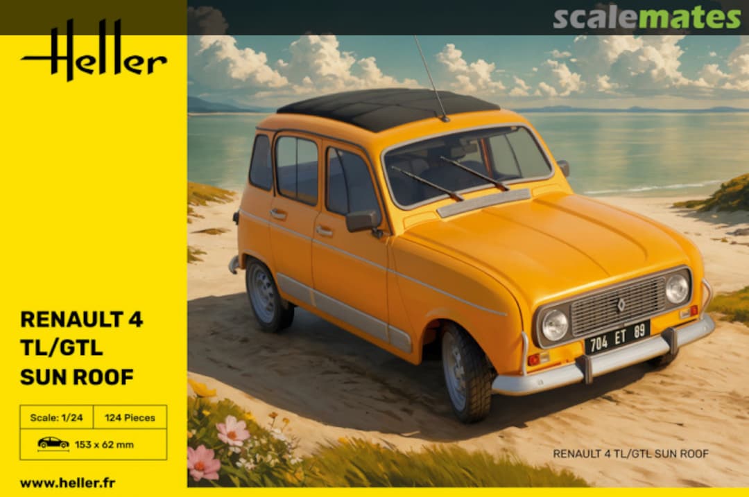 Boxart Renault 4 TL/GTL Sun Roof 82704 Heller