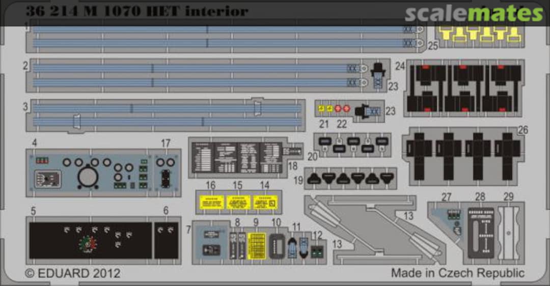 Boxart M 1070 HET interior 36214 Eduard