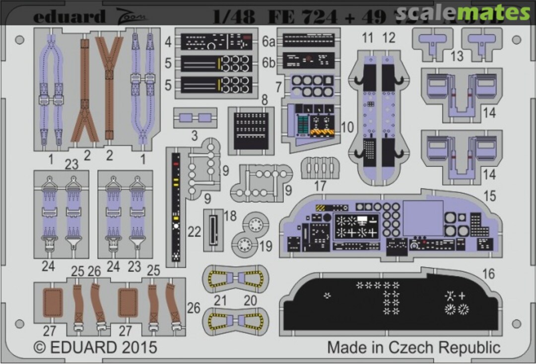 Boxart A-37B S.A. Zoom FE724 Eduard