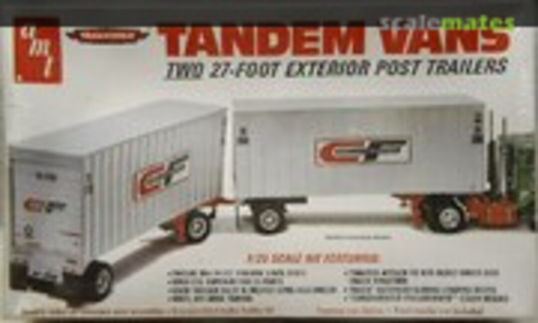 1:25 Trailmobile Tandem Vans (AMT T521)