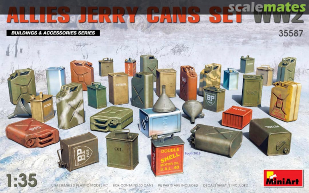 Boxart Jerry Cans Set 35587 MiniArt