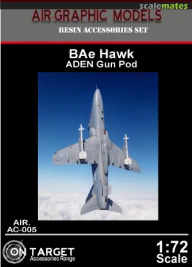 Boxart BAe Hawk Aden Gun Pod AC-005 Air-Graphic Models