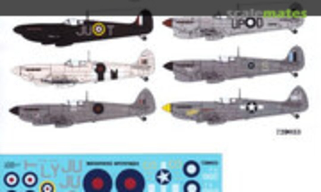 1:72 Monotone Spitfires (AIMS 72D033)