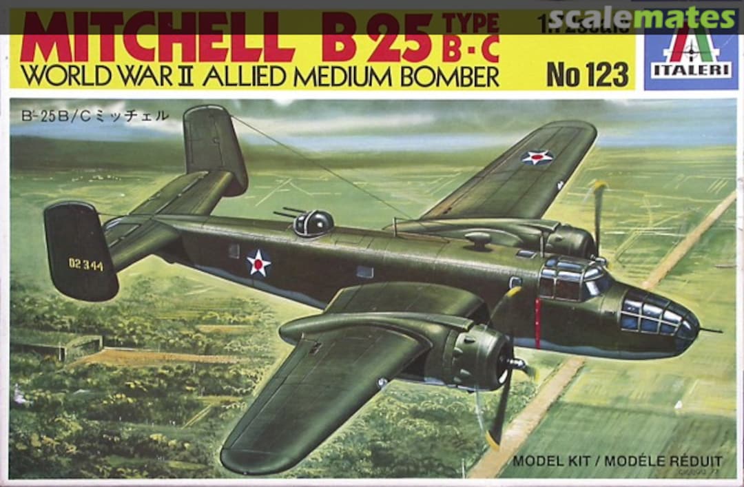 Boxart Mitchell B 25 Type B-C 123 Italeri