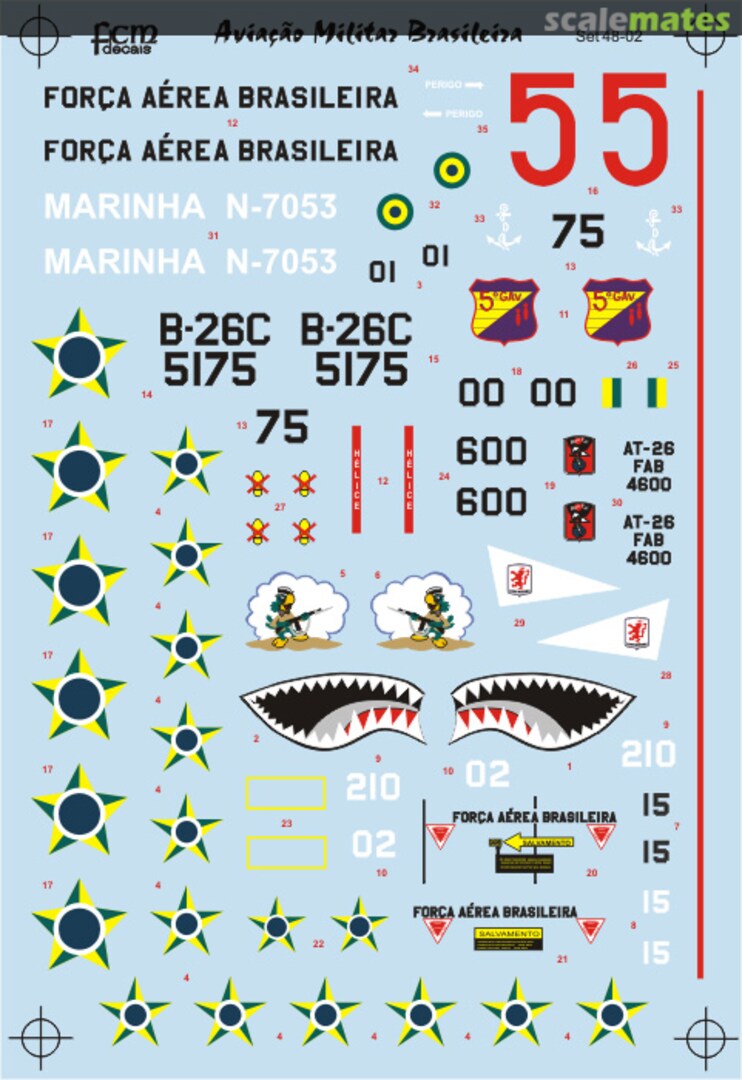 Boxart HB-350; A-26C; P-40E/K/M; AT-26 48-02 FCM