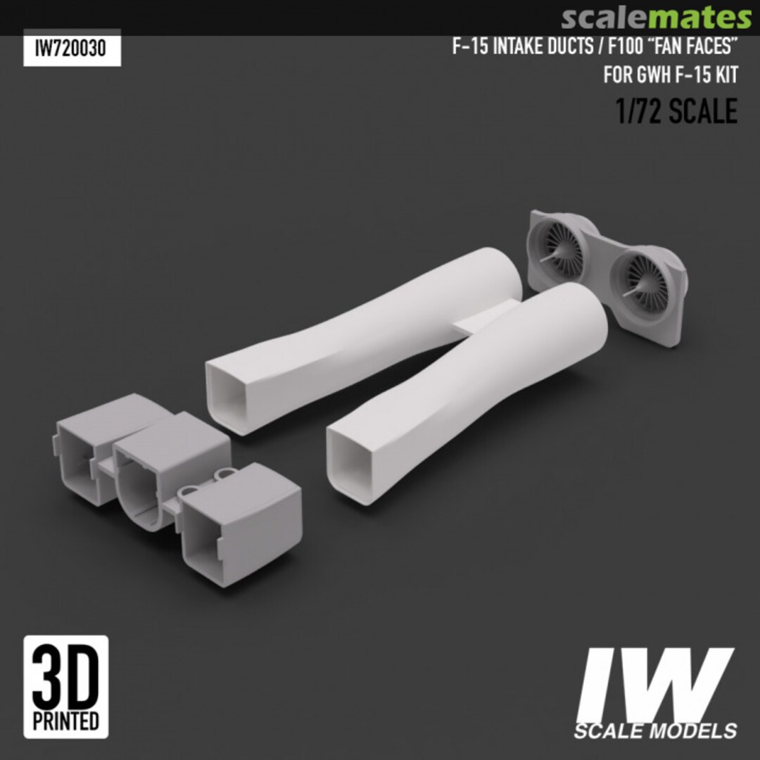 Boxart F-15 Intake Ducts F100 "Fan Faces" IW720030 IW Scale Models