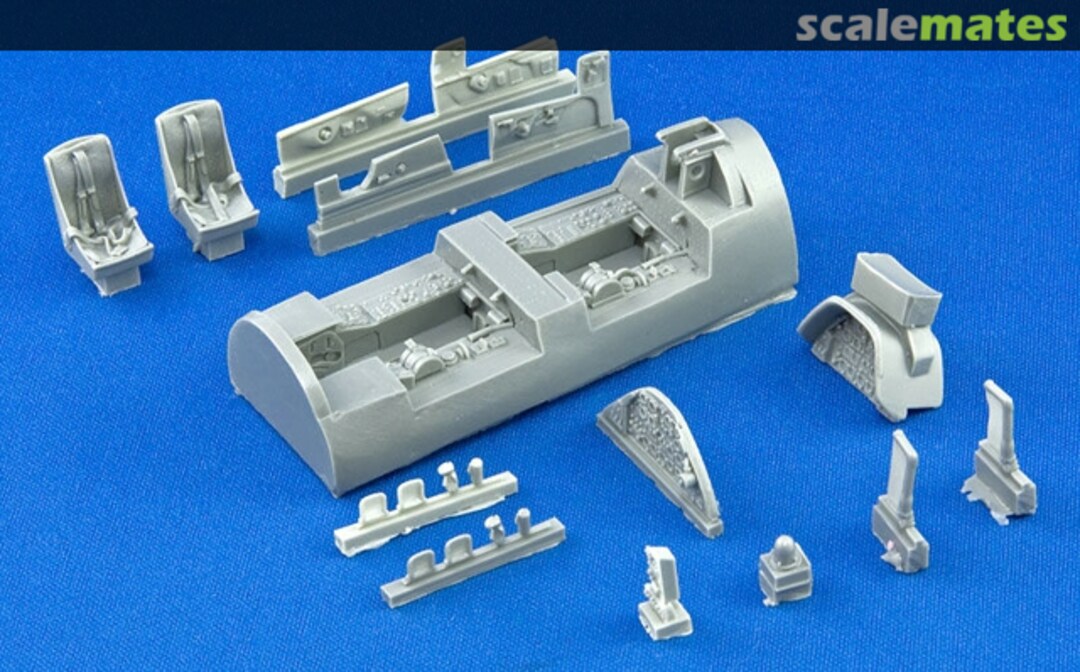 Boxart T-28B/C Trojan Cockpit Set 48551 True Details