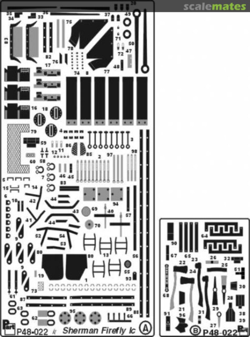 Boxart Sherman Firefly Ic P48-022 Part