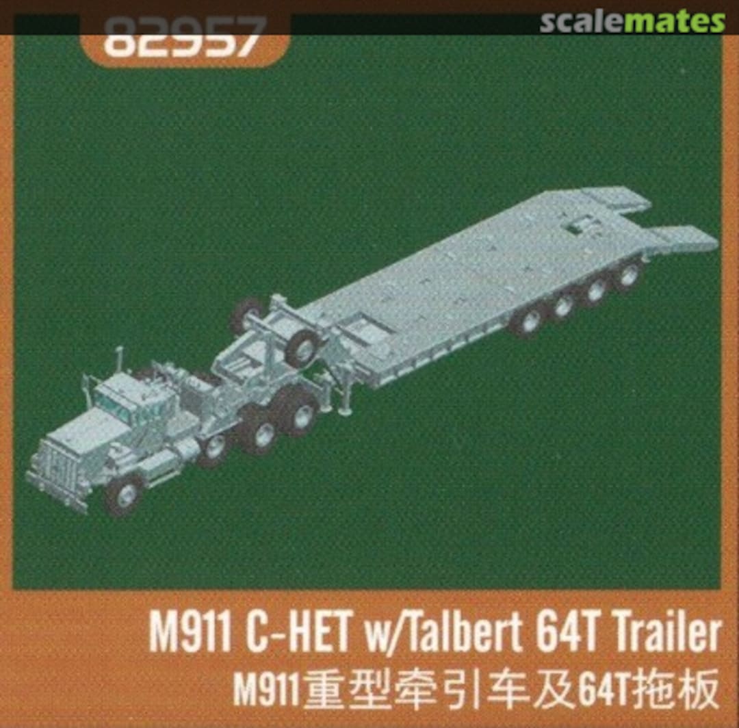 Boxart M911 C-HET w/ Talbert 64t trailer 82957 HobbyBoss