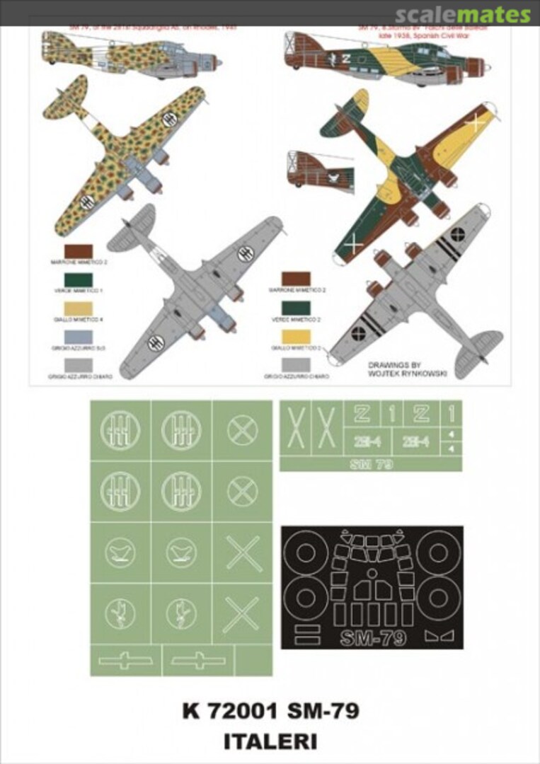 Boxart Savoia-Marchetti SM.79 K72001 Montex