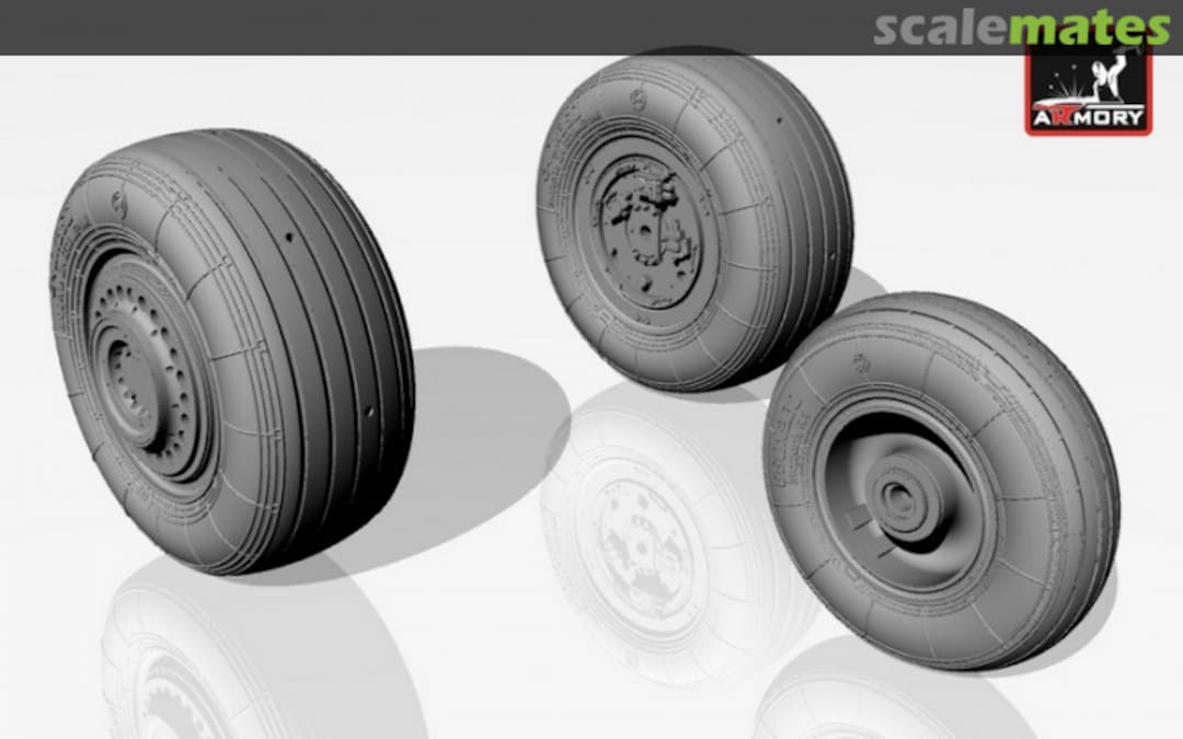 Boxart Sukhoj Su-25 Frogfoot wheels AW32003 Armory