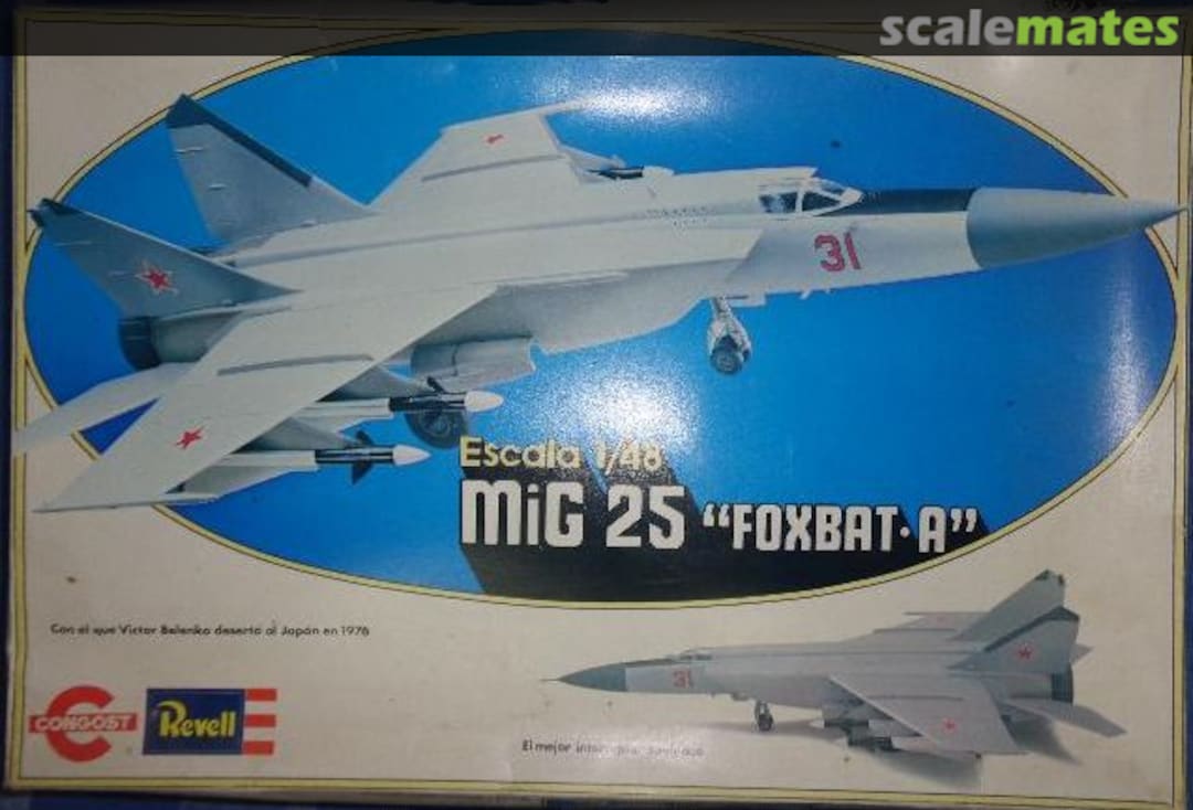 Boxart Mig-25 "Foxbat A" H-290 Revell/Congost