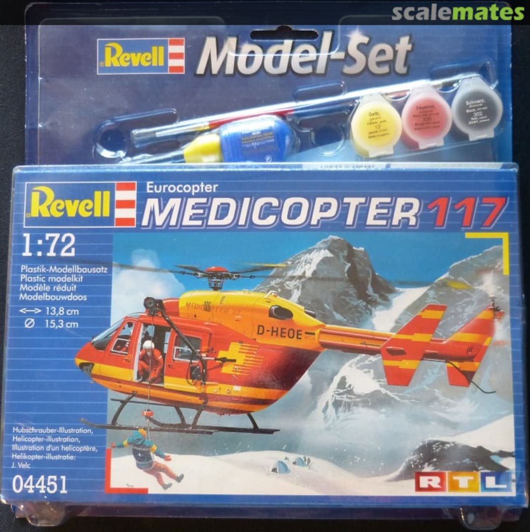 Boxart Eurocopter Medicopter 117 04451 Revell