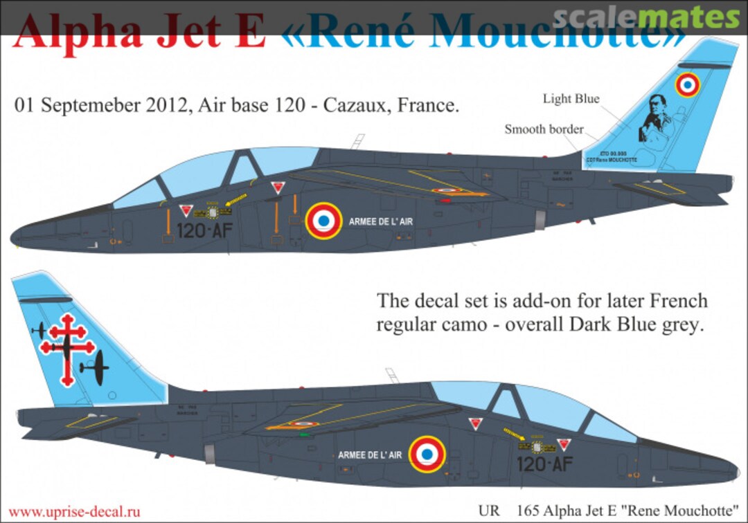 Boxart Alpha Jet E - «René Mouchotte» UR48165 UpRise Decal Serbia