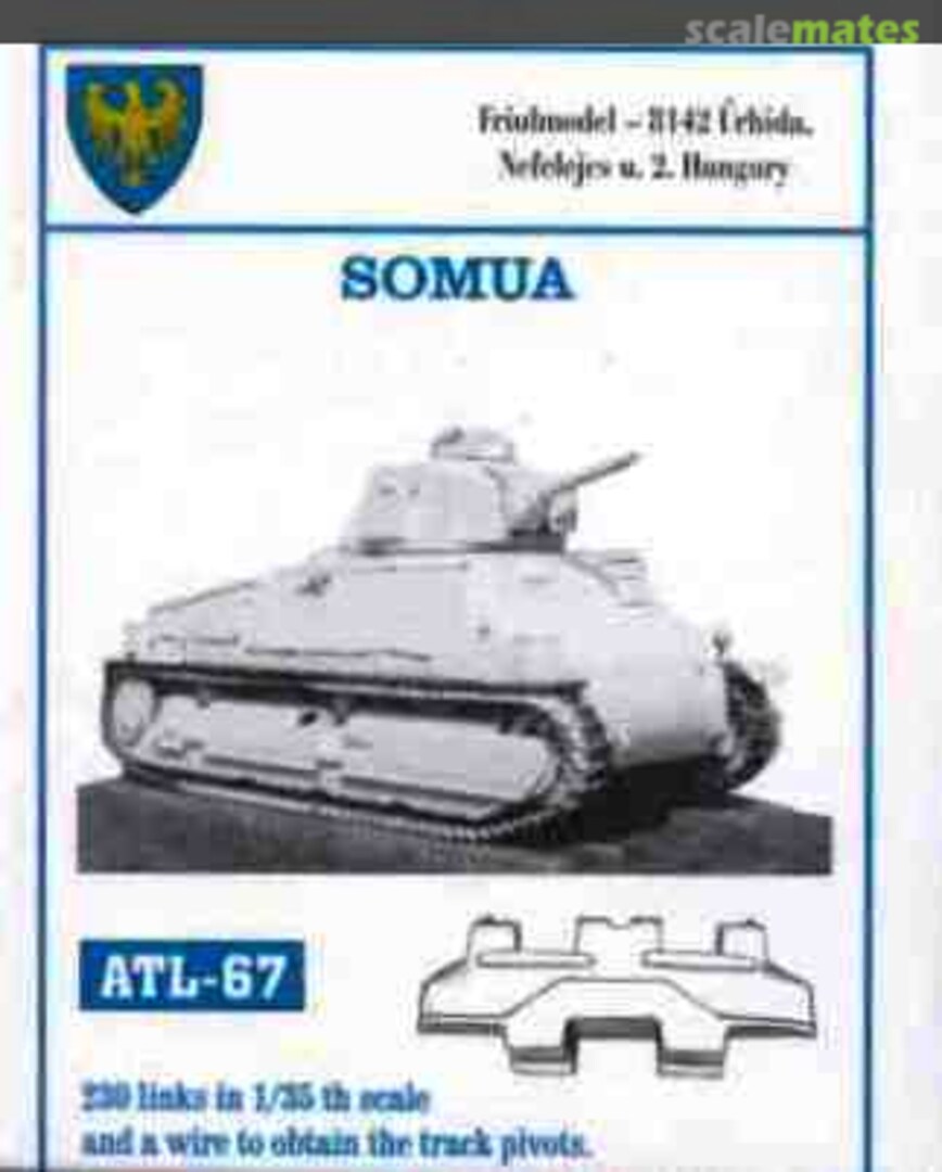 Boxart SOMUA S35 Based Tracks ATL-67 Friulmodel