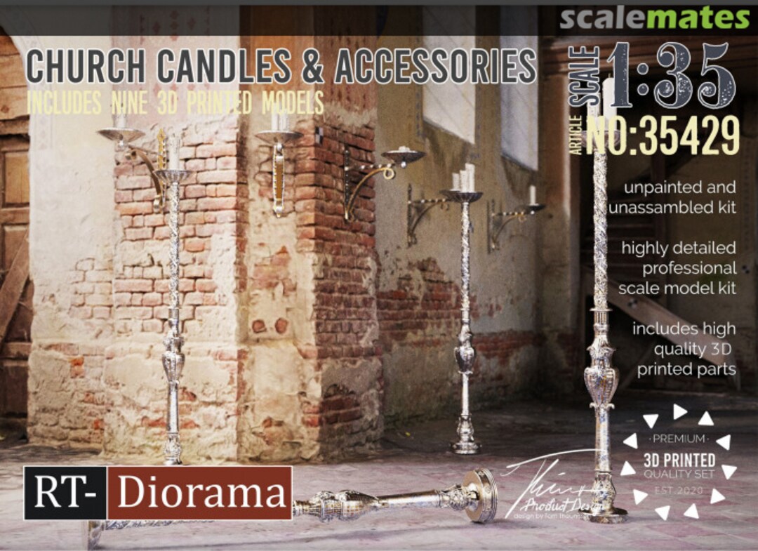 Boxart Church candles & accessories  35429 RT-Diorama