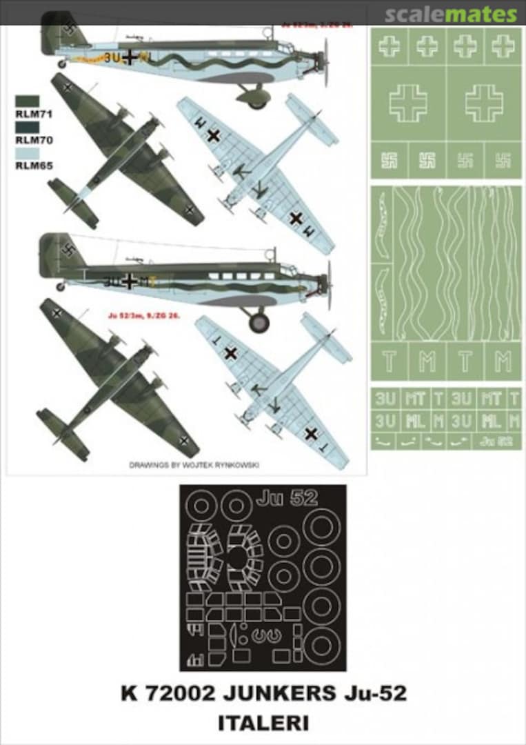 Boxart Junkers Ju 52 K72002 Montex