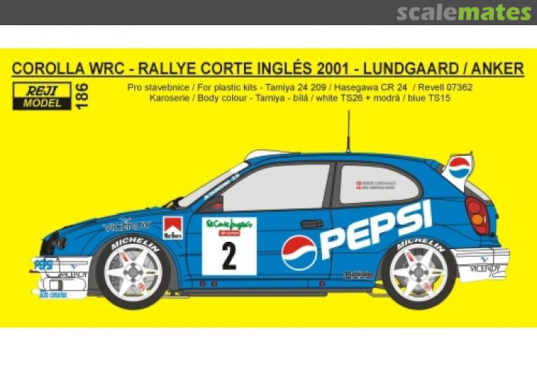 Boxart Toyota Corolla WRC 186 REJI Model