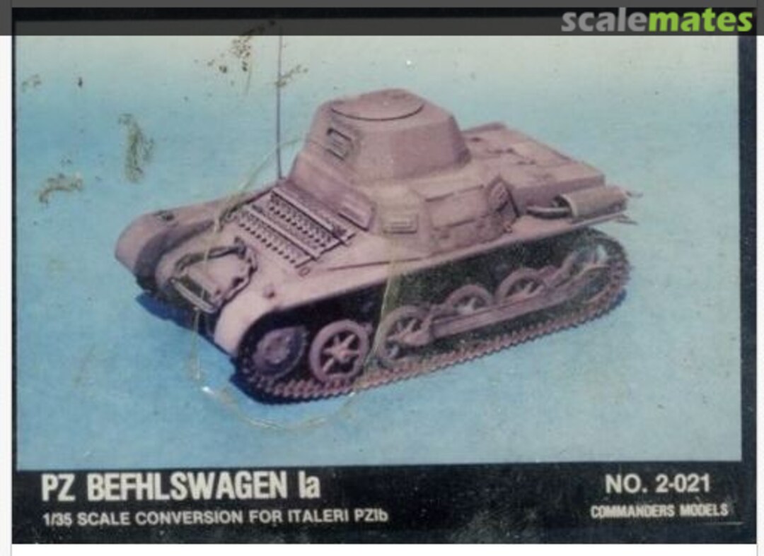 Boxart Pz Befhlswagen la Conversion 2-021 Commander Series Models